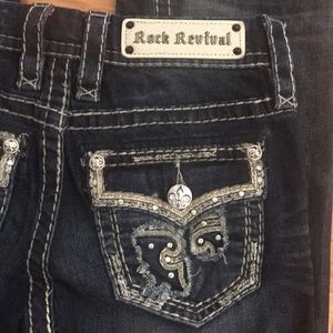 Rock Revival Ava slim boot cut jeans